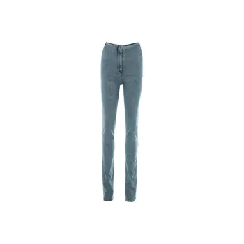 Gyokuu Slim Fit Pants Jeans Women's Blue