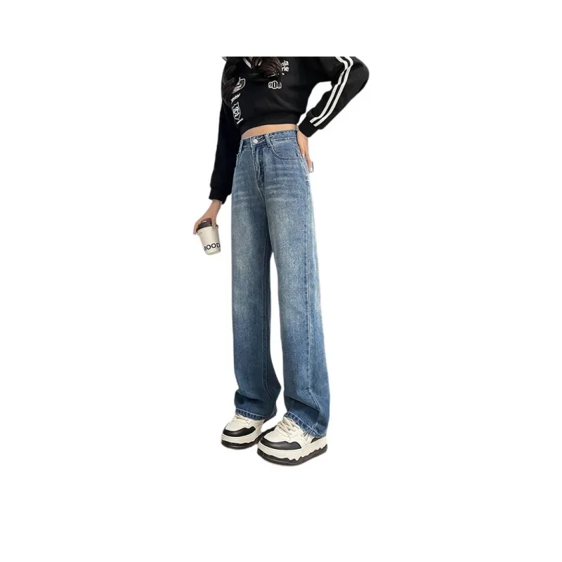 FAIRWHALE Jeans Women's Vintage Blue-0