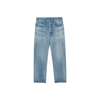 CELINE Low Rise Straight Leg Jeans