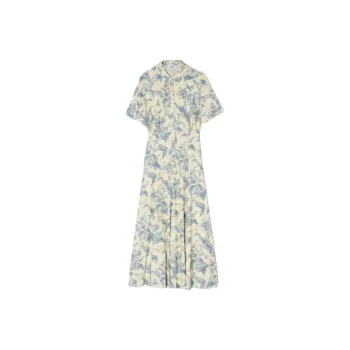 Sandro Short-Sleeved Dresses Women's Ecru