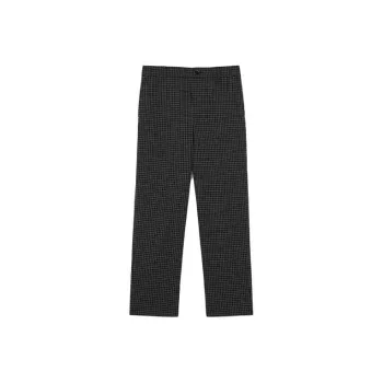 CLUB MONACO Suit Trouser Women's Black White Plaid