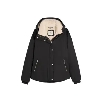 Hollister Puffer Jacket Women's Black