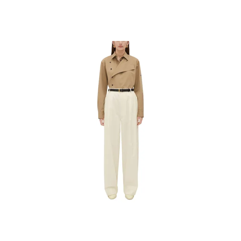 Bottega Veneta Twill Tapered Trousers-0