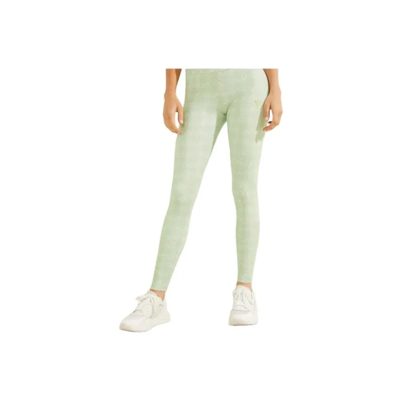 GUESS Leggings Logo All Over Donna - Collezioni Passate Leggings Women's Green-0