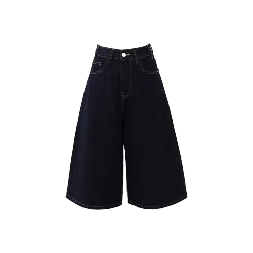 ZAVK Jeans Women's Dark Blue Ankle Length