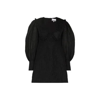 GANNI SS22 Long-Sleeved Dresses Women's Black