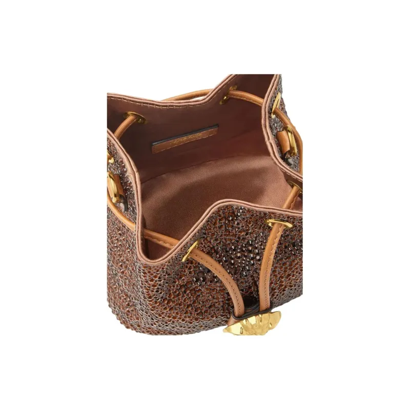 VERSACE Rhinestone embellished Bucket Bag-3