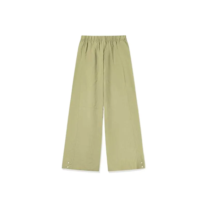 QIAODAN Casual Pants Women's Grass Gray Green-1