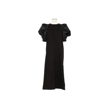 Sacai FW24 Short Sleeved Dress Women's Black