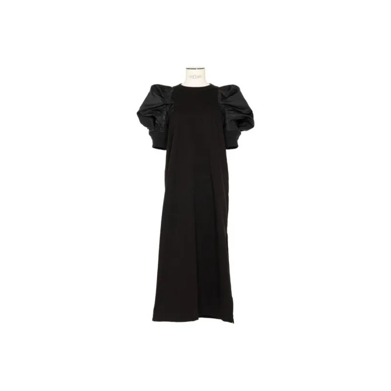 Sacai FW24 Short Sleeved Dress Women's Black-0