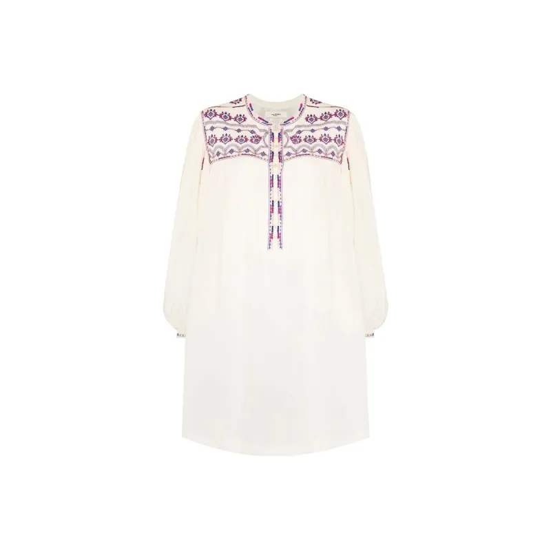 ISABEL MARANT Long-Sleeved Dresses Women's White-0
