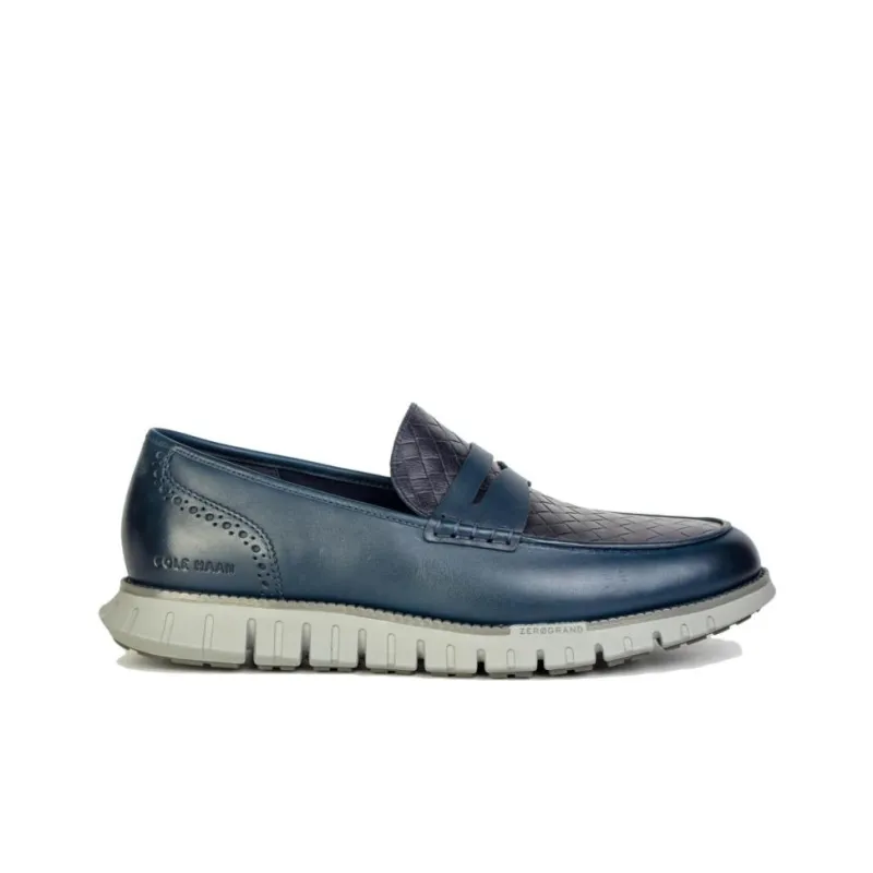 COLE HAAN Zerogrand Collection Loafers Men's Navy Blue-1