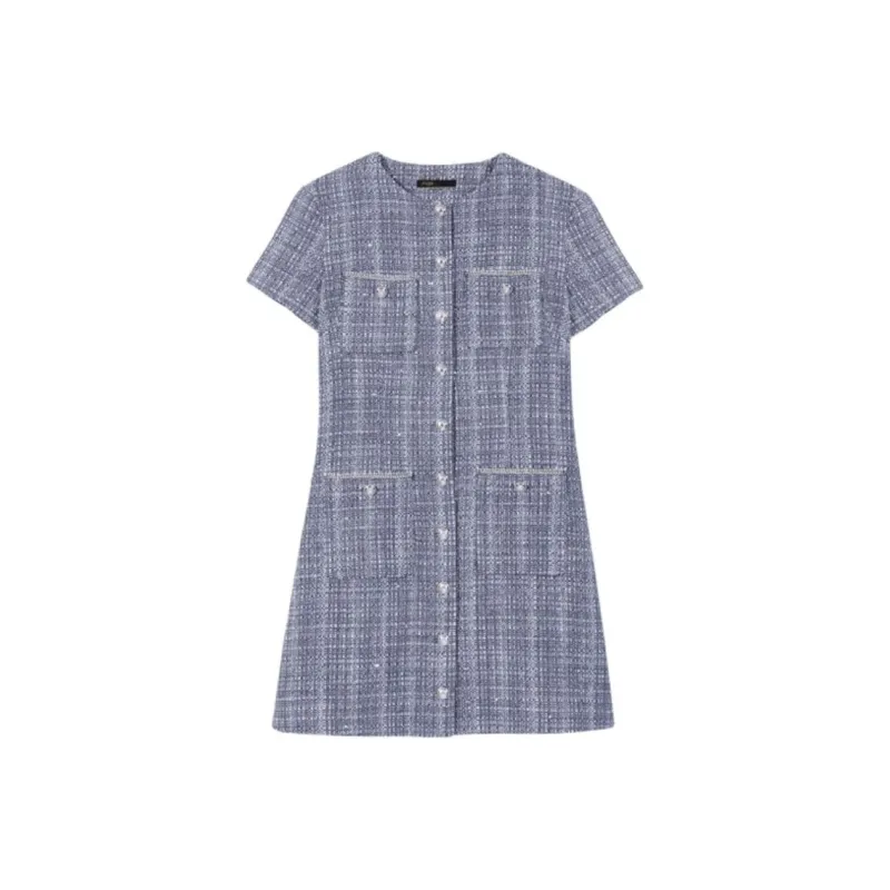 Maje Tweed Mini Dress-0