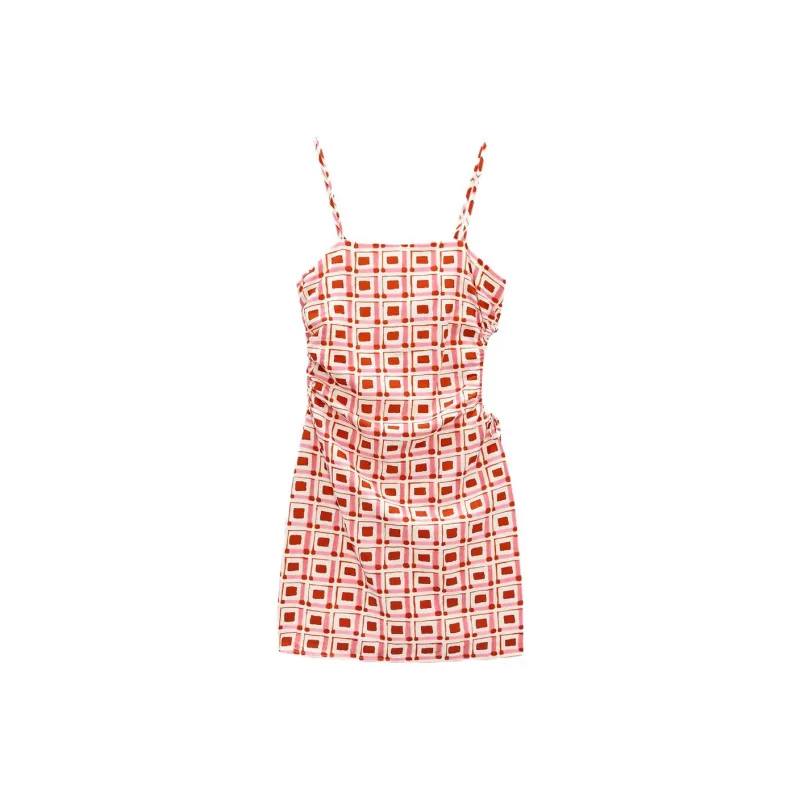 ZARA Slip Dresses Women's Pink-0