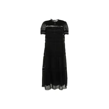 ISABEL MARANT ETOILE Geralda Lace-Detailed Midi Dress