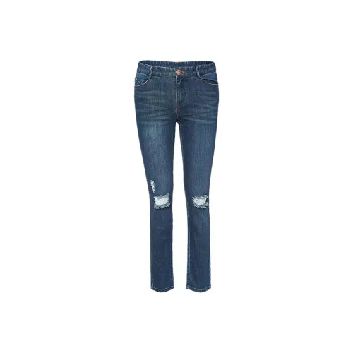 MASFER.SU Jeans Women's Dark Blue