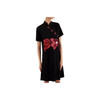 Mapping Short-Sleeved Dresses Women's Image Color