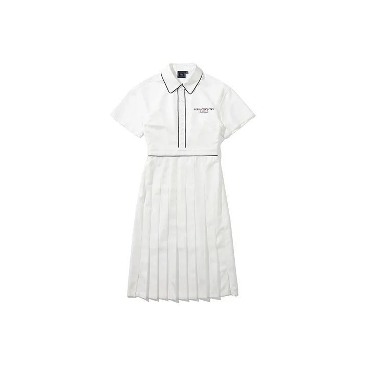 RMTCRW ROMANTIC CROWN Pleated Skirt Dress-0