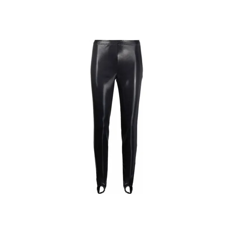 DSQUARED 2 Faux Leather Ankle Cuff Leggings-0