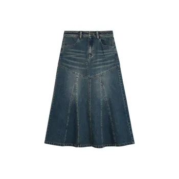 Omont Denim Long Skirts Women's