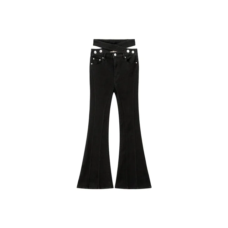 CHUU Flared Pants Jeans Women's-0