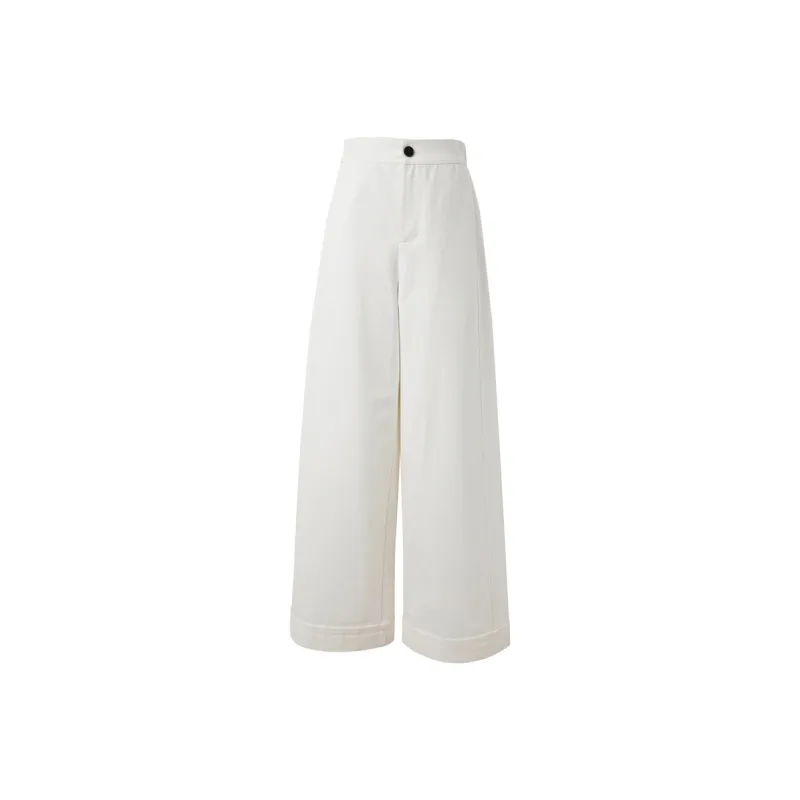 3COLOUR Casual Pants Women's Cloud White-0