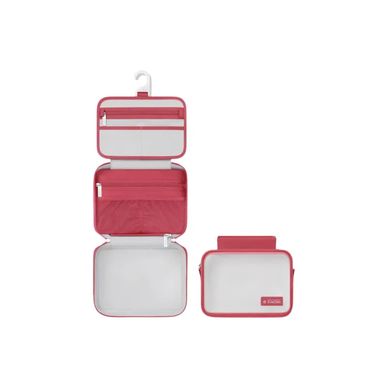 RIMOWA Recycled Nylon Toiletry Bag Women's Garnet Red-7