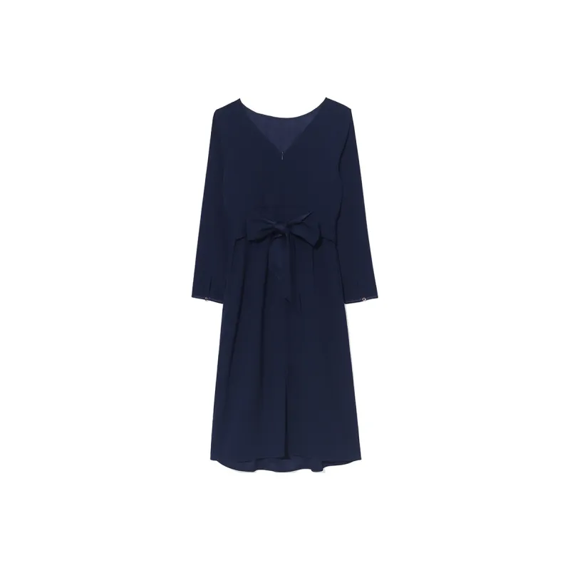 GOELIA Long Sleeved Dress Women's Dark Royal Blue-0