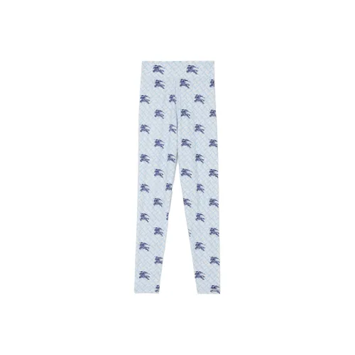Burberry Equestrian Knight High Waist Leggings Blue