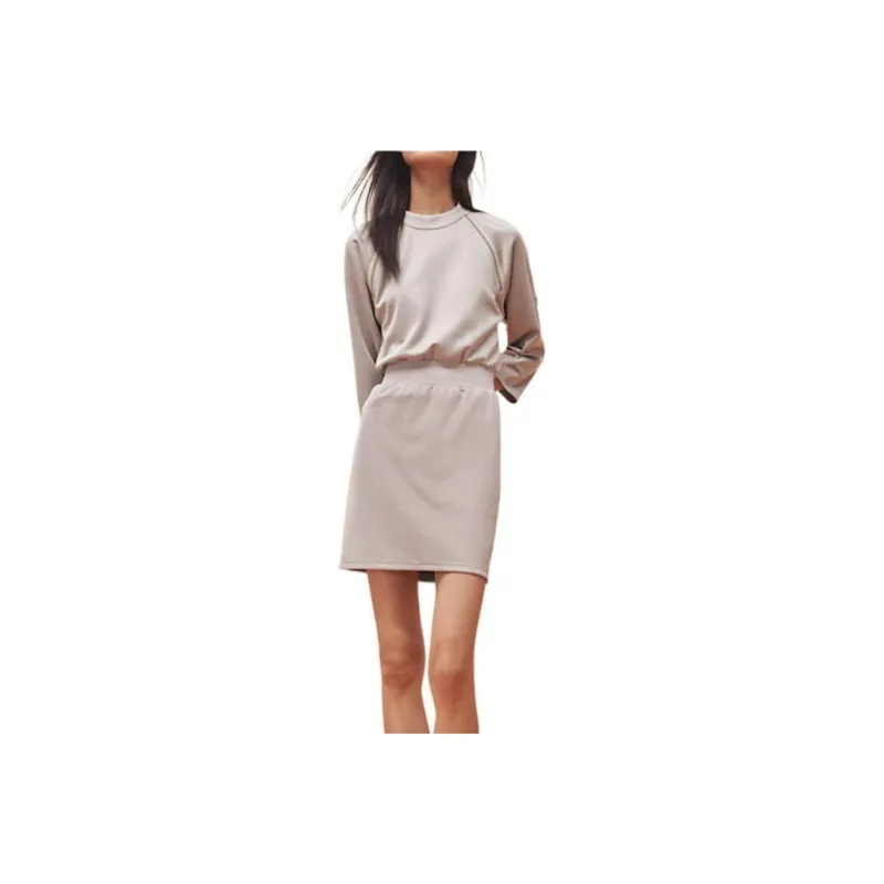 HERMES Slip Dresses Women's Ecru-0