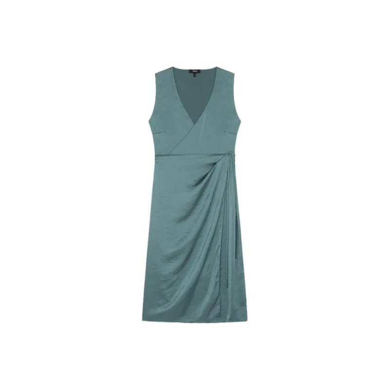 THEORY Sleeveless Dresses Women's Sea Foam Green-0