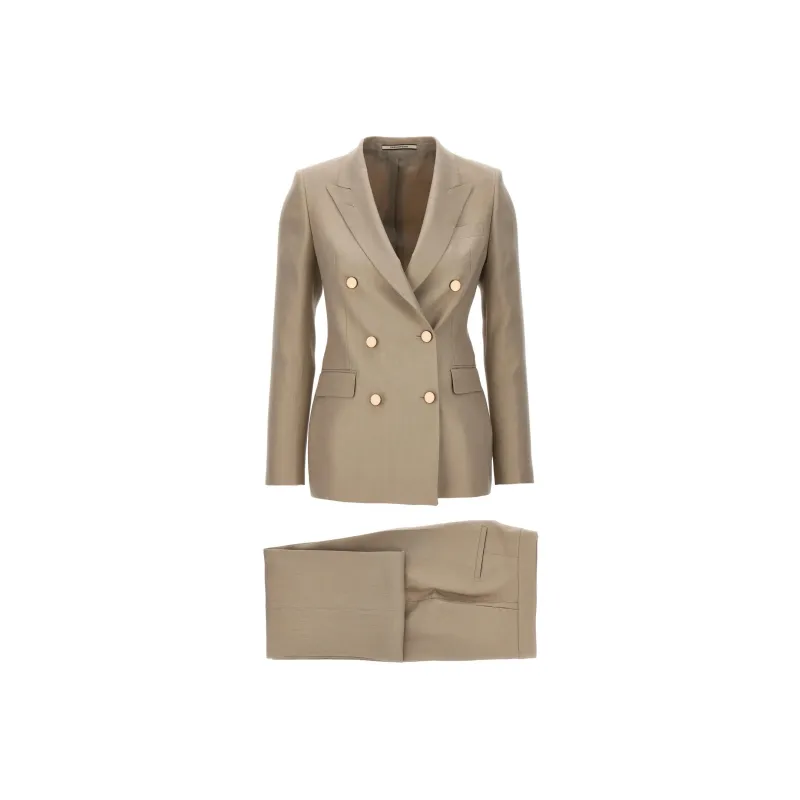 Tagliatore Business Suit Women's Beige-0