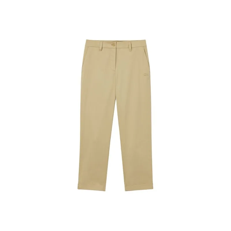 LACOSTE Casual Pants Women's Milk Coffee-0