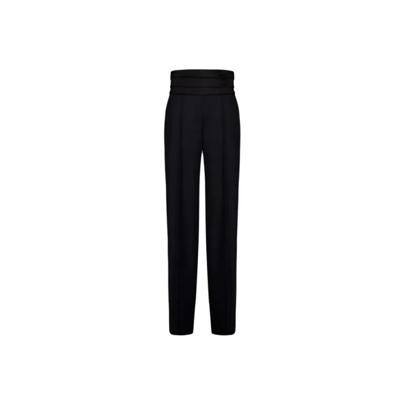 BALMAIN Satin Tailored Pants-0