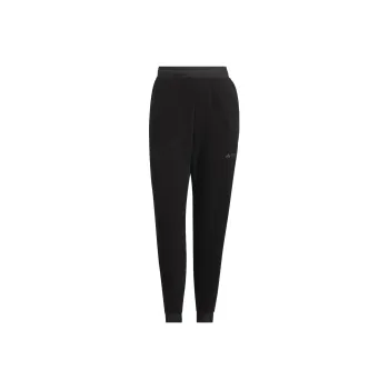 Adidas Fleece Joggers Knitted Sports Pants Women's Black