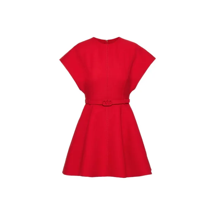 Valentino Sleeveless Dresses Women's Red-0