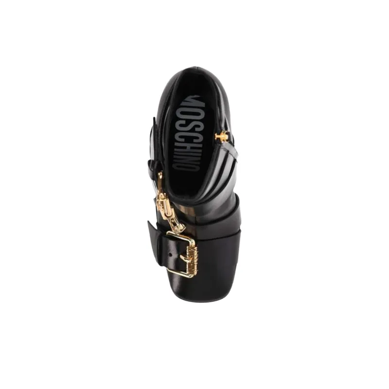 MOSCHINO Ankle Boots Women's Black-3