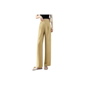 Mo Han Yi Mei Casual Pants Women's Mustard Yellow