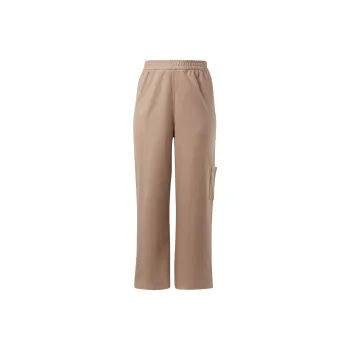Reebok Classics Reverse Fleece Wide Casual Pants Women's Taupe
