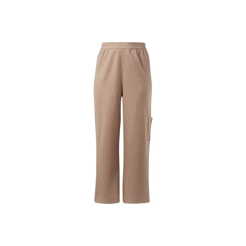 Reebok Classics Reverse Fleece Wide Casual Pants Women's Taupe-0
