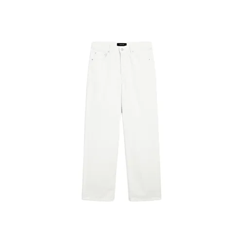 Massimo Dutti Jeans Women's White