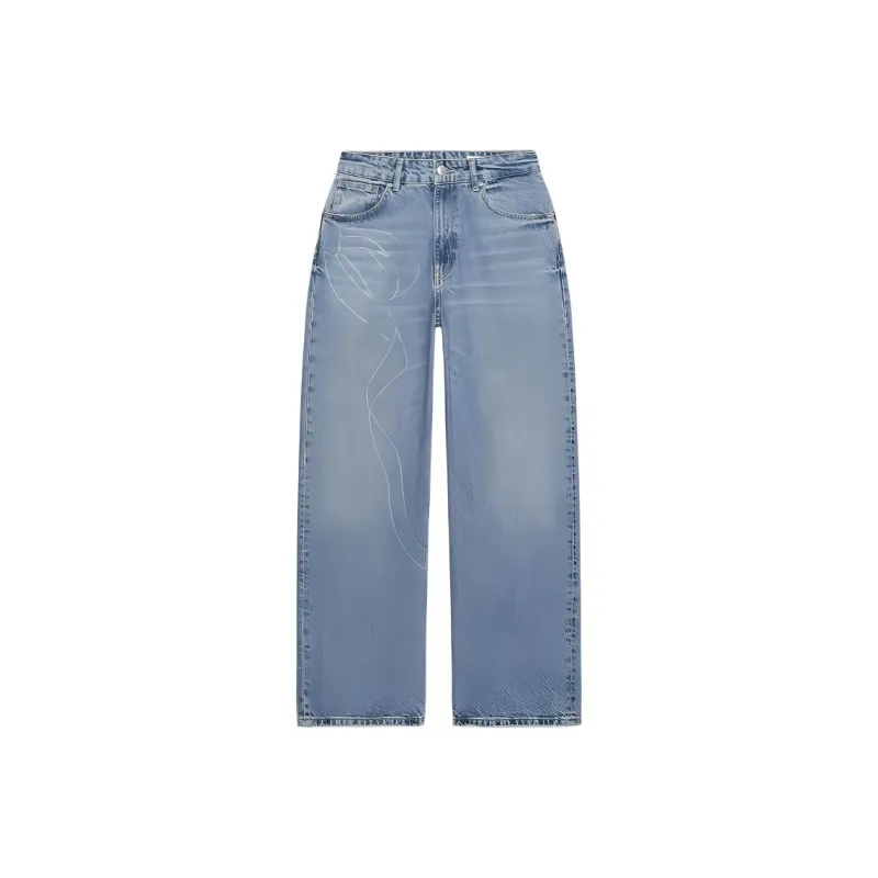ZARA Valentine's Day Collection Jeans Women's Blue-0