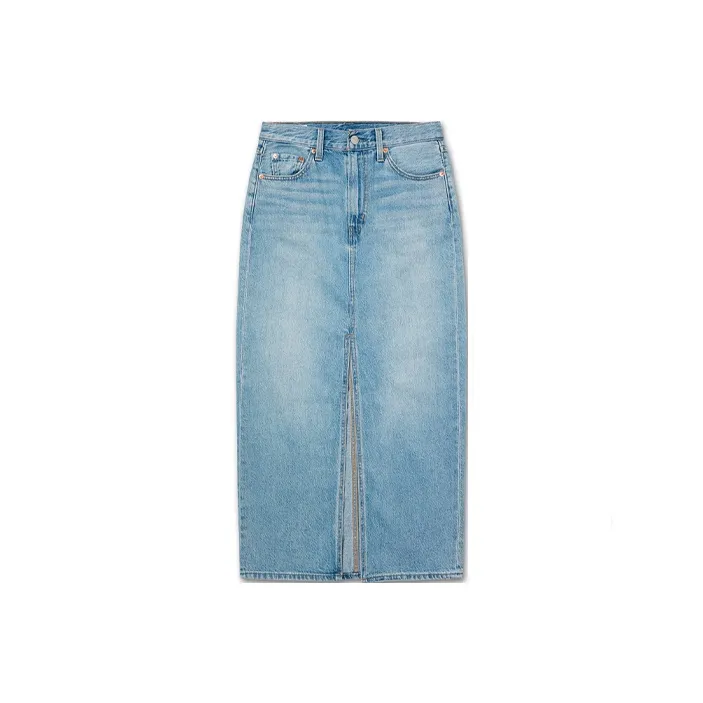 Levis Denim Long Skirts Women's Blue-0