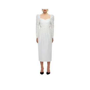 Self portrait SS22 Long Sleeved Dresses Women's White