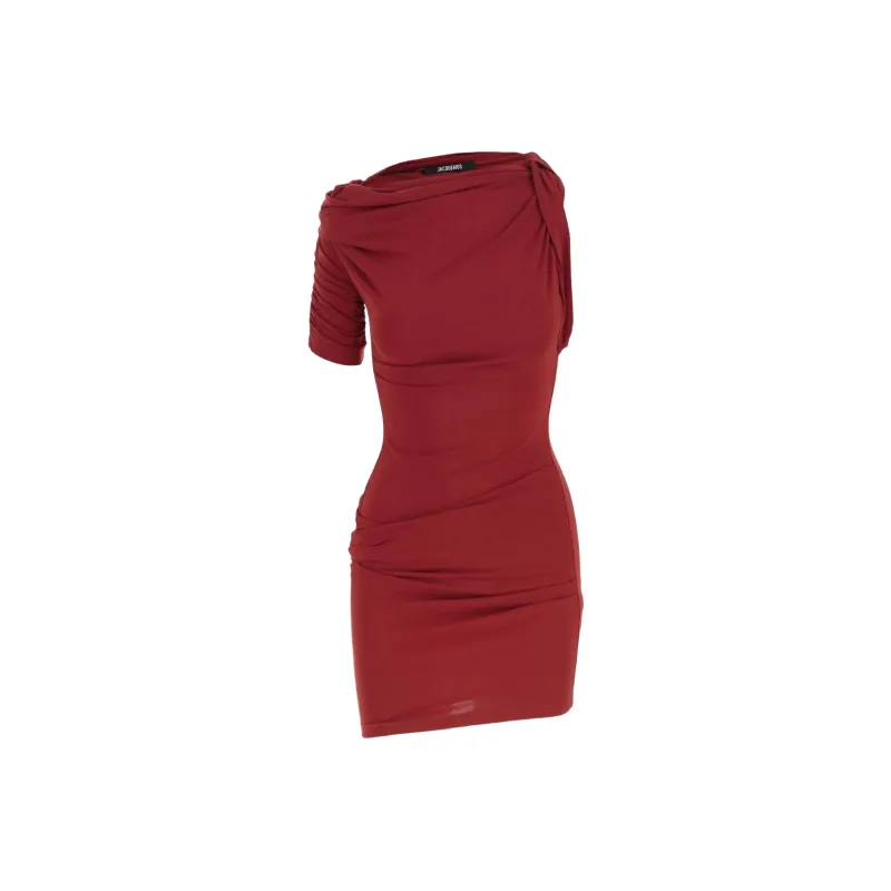 Jacquemus La Mini Robe 'Dark Red'-0