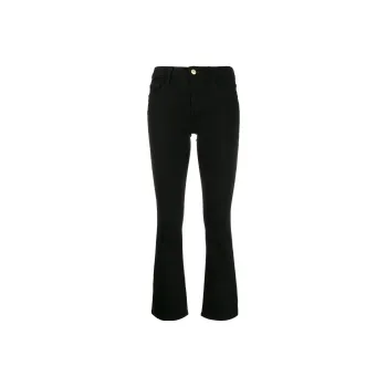 FRAME Slim Fit Flared Cropped Jeans