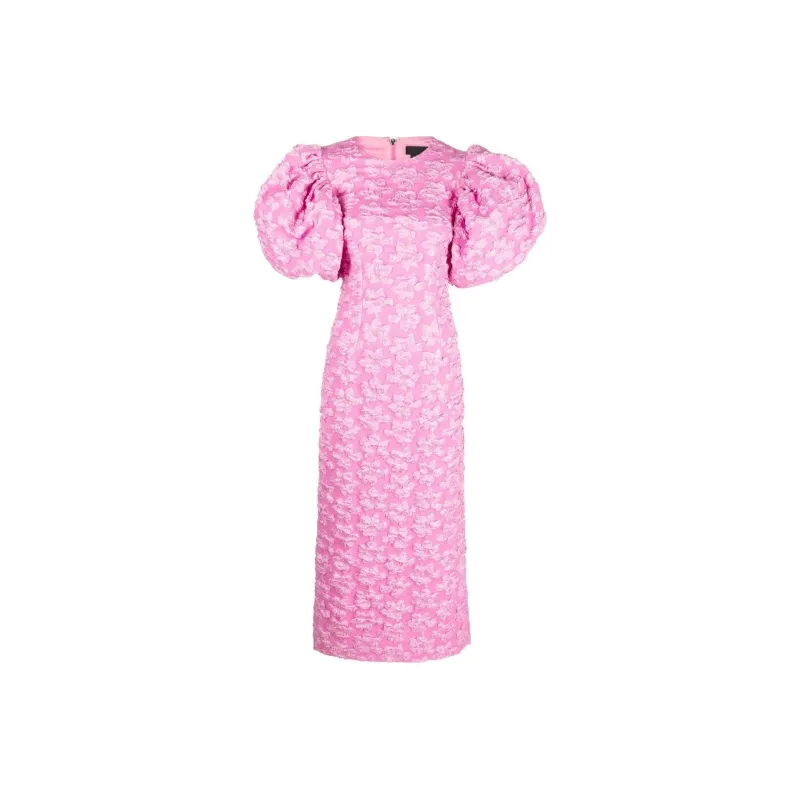 Rotate Short-Sleeved Dresses Women's Pink-0