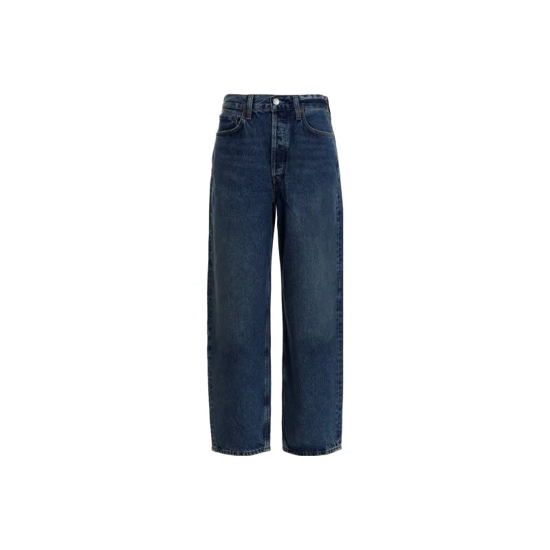 AGOLDE Dara Mid-rise Tapered Jeans-0