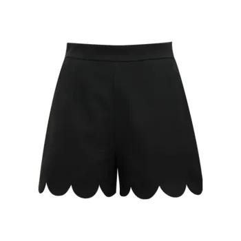 Little pull Casual Shorts Women's Black