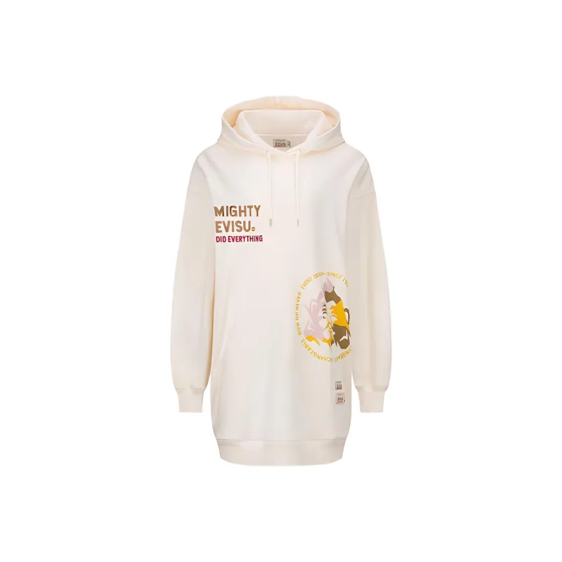 EVISU Long Sleeved Dresses Women's Ivory-0